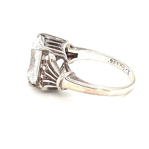 Sterling Silver 925 Zircon Ring - Picture 6 of 9